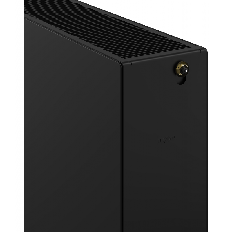 Mexen Flat CVF33 radiateur plat 300 x 600 mm, raccordement inférieur, 744 W, noir - W633F-030-060-70
