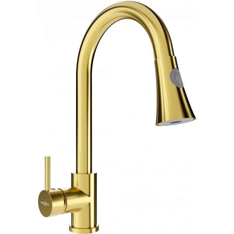 Mexen Elia robinet de cuisine, Or - 670101-50