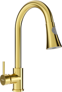 Mexen Elia robinet de cuisine, Or - 670101-50