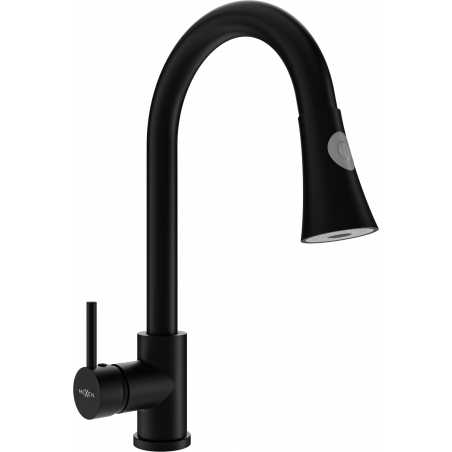 Mexen Elia robinet de cuisine, Noir - 670101-70