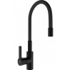 Mexen Flex robinet de cuisine, Noir - 670900-70