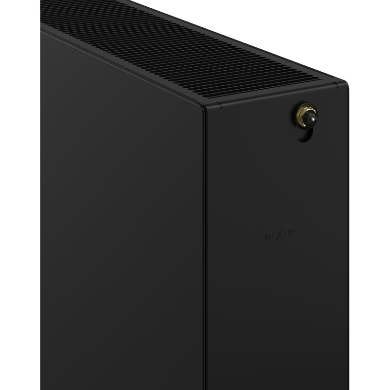 Mexen CVF33 Flat radiateur à panneau 400 x 2000 mm, raccordement inférieur, 3163 W, noir - W633F-040-200-70