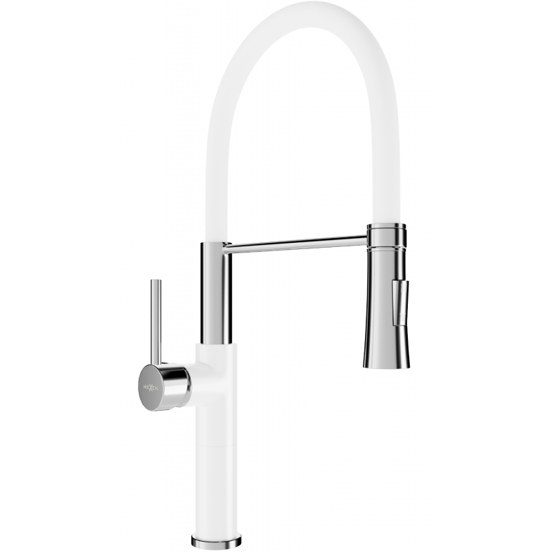 Mexen Dina robinet de cuisine, Blanc - 672701-20