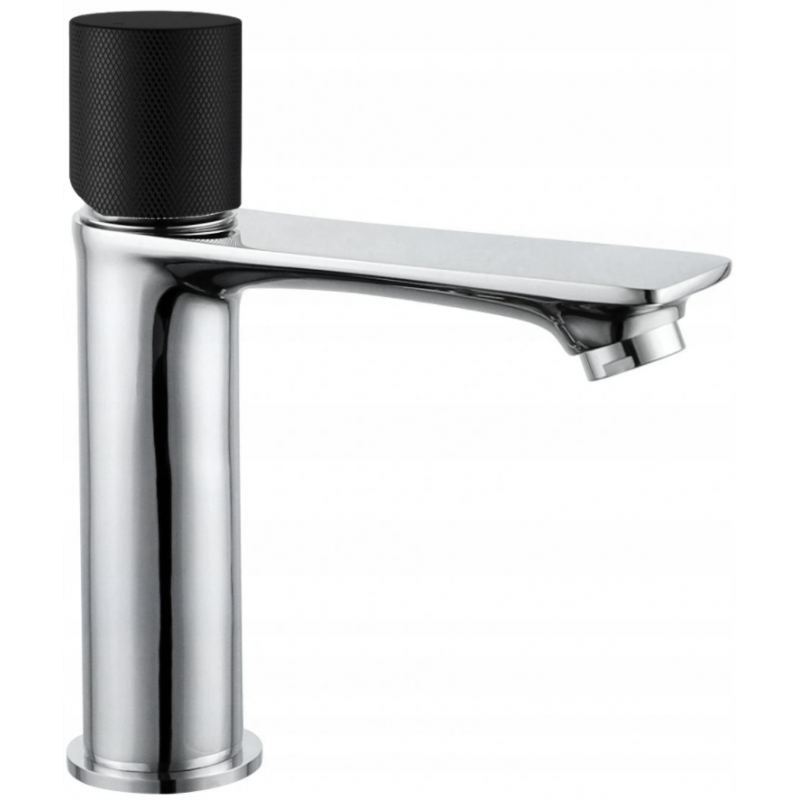 Mexen Royo One robinet de lavabo, Chrome/Noir - 72201-07