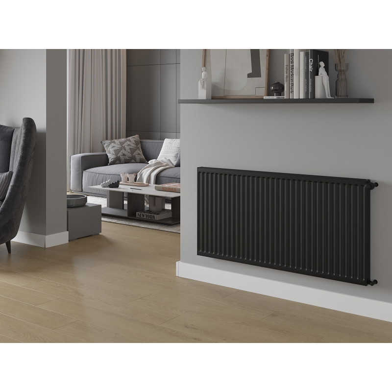 Mexen C11 radiateur plat 900 x 1300 mm, raccordement latéral, 1655 W, noir - W411-090-130-70