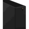 Radiateur plat Mexen Flat CVF33 600 x 400 mm, connexion inférieure, 880 W, noir - W633F-060-040-70