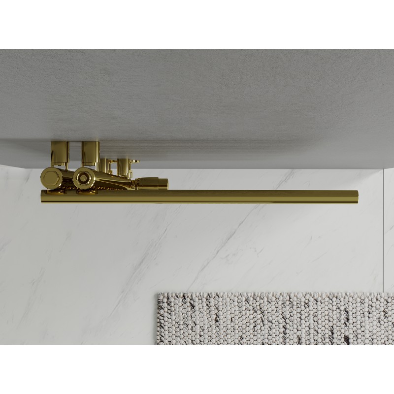 Mexen Neptun radiateur de salle de bain décoratif 900 x 500 mm, 291 W, doré - W101-0900-500-00-50