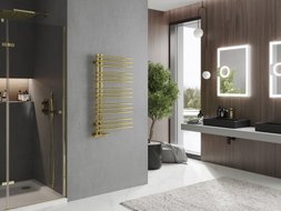 Mexen Neptun radiateur de salle de bain décoratif 900 x 500 mm, 291 W, doré - W101-0900-500-00-50