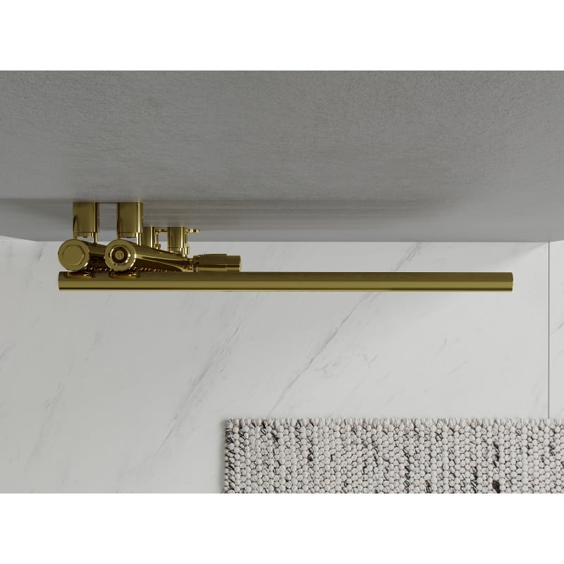 Mexen Neptun radiateur de salle de bains décoratif 1200 x 500 mm, 360 W, doré - W101-1200-500-00-50