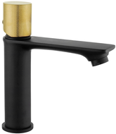 Mexen Royo One robinet de lavabo, Noir/Or - 72201-75