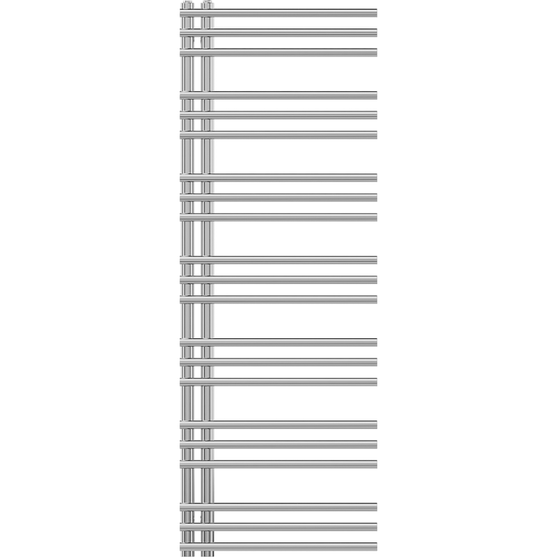 Mexen Neptun radiateur de salle de bain décoratif 1400 x 500 mm, 420 W, chromé - W101-1400-500-00-01