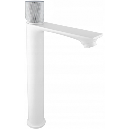Mexen Royo One robinet de lavabo haut, Blanc/Chrome - 72211-22