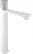 Mexen Royo One robinet de lavabo haut, Blanc/Chrome - 72211-22