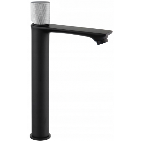 Mexen Royo One robinet de lavabo haut, chromé/noir - 72211-77