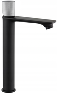 Mexen Royo One robinet de lavabo haut, chromé/noir - 72211-77