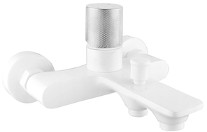 Mexen Royo One robinet de bain, Blanc/Chrome - 72231-22