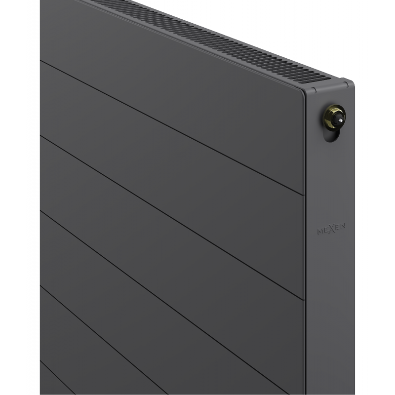 Mexen Line CVL11 radiateur à plaques 600 x 800 mm, raccordement inférieur, 627 W, anthracite - W611L-060-080-66