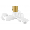 Mexen Royo One robinet de baignoire, blanc/or - 72231-25