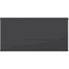 Chauffage mural Mexen Line CVL11 600 x 1500 mm, raccordement bas, 1175 W, anthracite - W611L-060-150-66