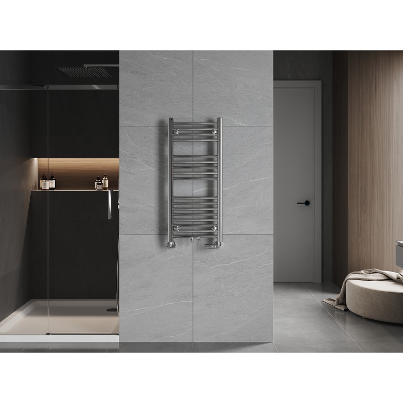 Mexen Ares radiateur de salle de bain 900 x 400 mm, 246 W, chrome - W102-0900-400-00-01