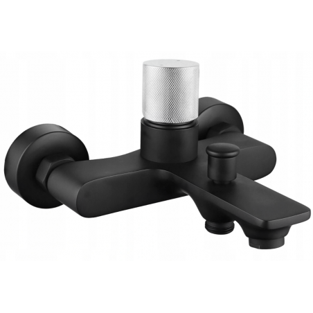 Mexen Royo One batterie de bain, noire/chrome - 72230-77