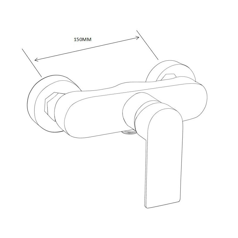 Mexen Royo robinet de douche, chromé - 72240-00