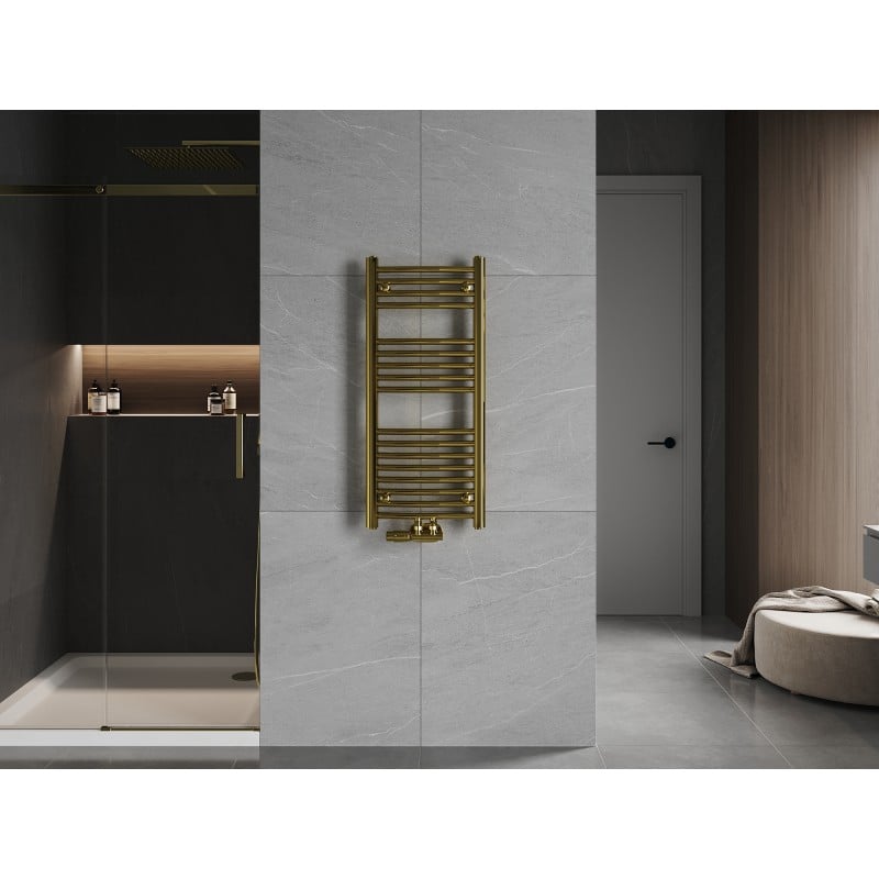 Mexen Ares radiateur de salle de bain 900 x 400 mm, 246 W, doré - W102-0900-400-00-50