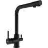 Mexen Duero robinet de cuisine, noir - 671600-70