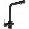 Mexen Duero robinet de cuisine, noir moucheté - 671600-76
