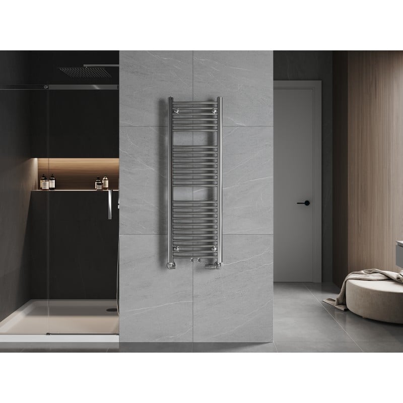 Mexen Ares radiateur de salle de bain 1200 x 400 mm, 349 W, chrome - W102-1200-400-00-01