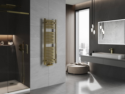 Mexen Ares radiateur de salle de bains 1200 x 400 mm, 349 W, doré - W102-1200-400-00-50