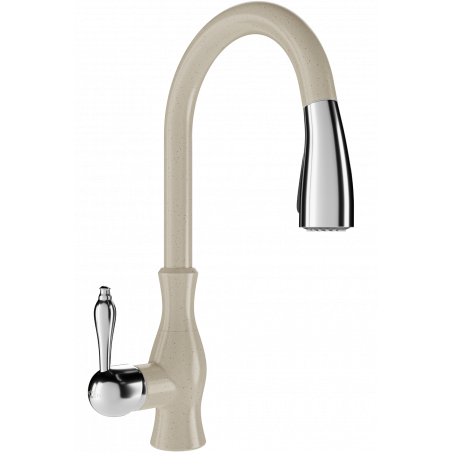 Mexen Savita robinet de cuisine, Beige - 672601-69