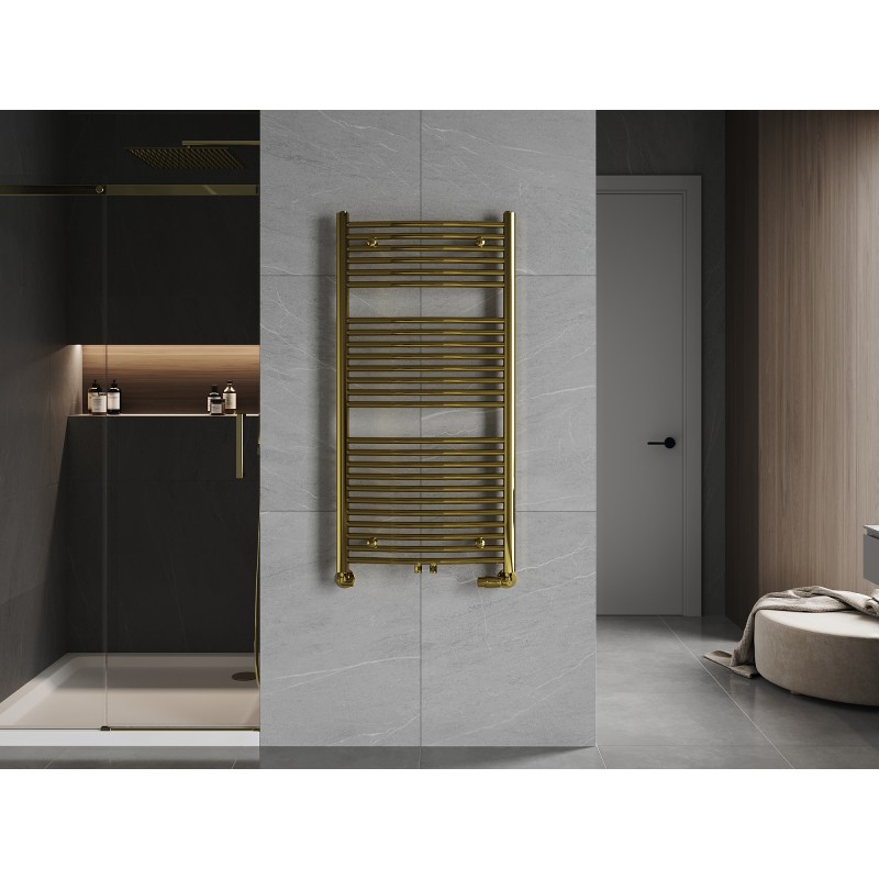 Mexen Ares radiateur de salle de bain 1200 x 600 mm, 490 W, doré - W102-1200-600-00-50
