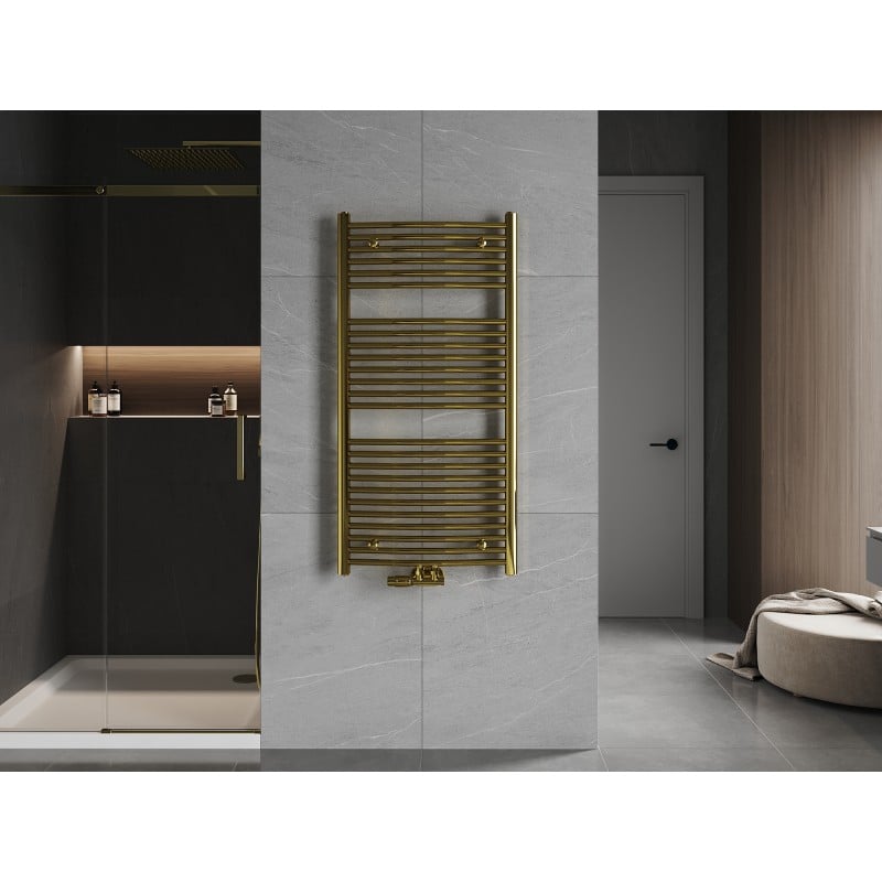 Mexen Ares radiateur de salle de bain 1200 x 600 mm, 490 W, doré - W102-1200-600-00-50