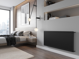 Radiateur à panneaux Mexen C21 900 x 1300 mm, raccordement latéral, 2309 W, noir - W421-090-130-70