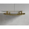 Mexen Ares radiateur de salle de bain 1500 x 500 mm, 498 W, doré - W102-1500-500-00-50