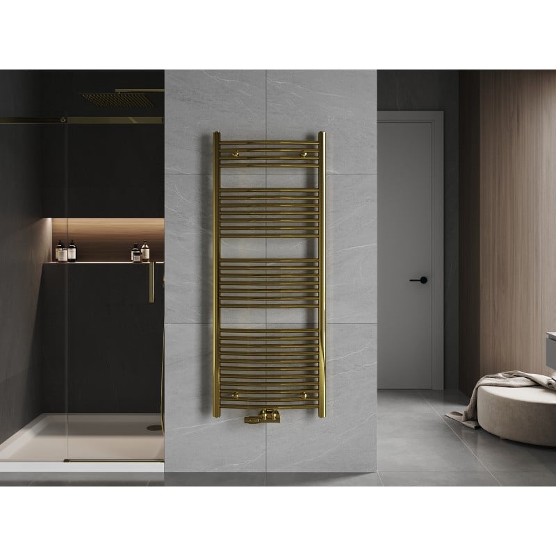 Mexen Ares radiateur de salle de bain 1500 x 600 mm, 579 W, doré - W102-1500-600-00-50