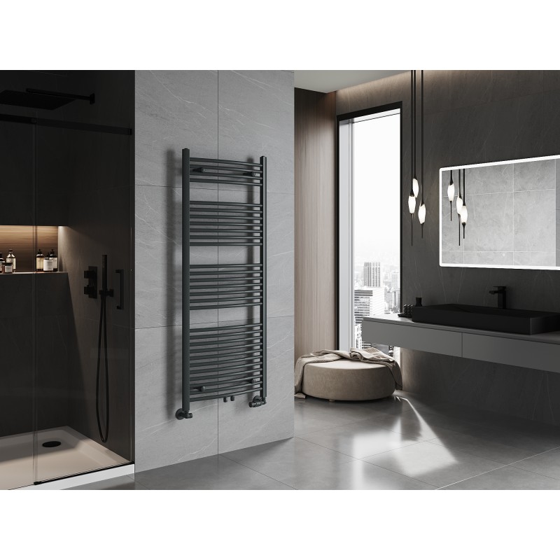 Mexen Ares radiateur de salle de bain 1500 x 600 mm, 733 W, anthracite - W102-1500-600-00-66