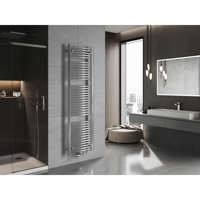 Mexen Ares radiateur de salle de bain 1800 x 500 mm, 647 W, chromé - W102-1800-500-00-01