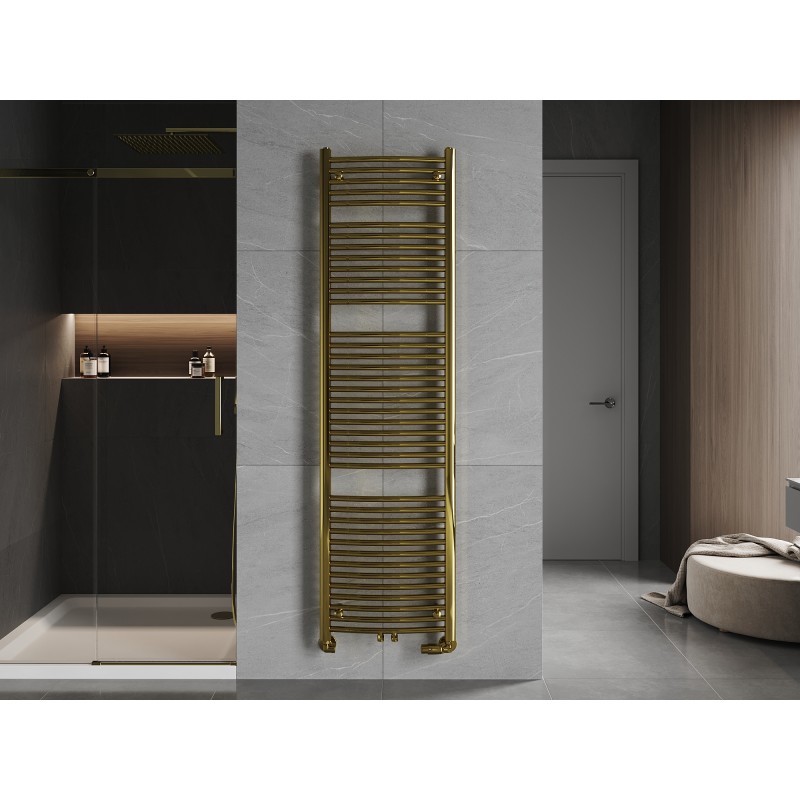 Mexen Ares radiateur de salle de bains 1800 x 500 mm, 647 W, doré - W102-1800-500-00-50