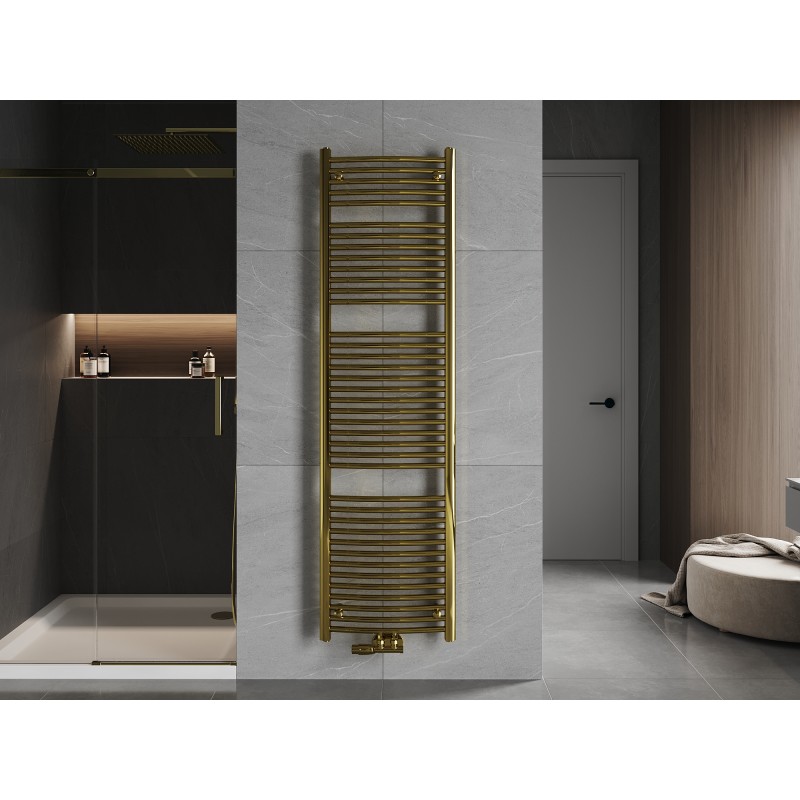 Mexen Ares radiateur de salle de bains 1800 x 500 mm, 647 W, doré - W102-1800-500-00-50