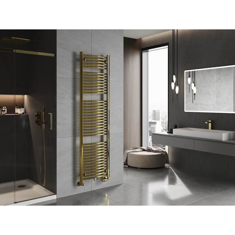 Mexen Ares radiateur de salle de bains 1800 x 500 mm, 647 W, doré - W102-1800-500-00-50