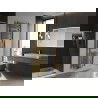 Mexen Ares radiateur de salle de bain 1800 x 500 mm, 647 W, doré - W102-1800-500-00-50