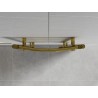 Mexen Ares radiateur de salle de bains 1800 x 500 mm, 647 W, doré - W102-1800-500-00-50
