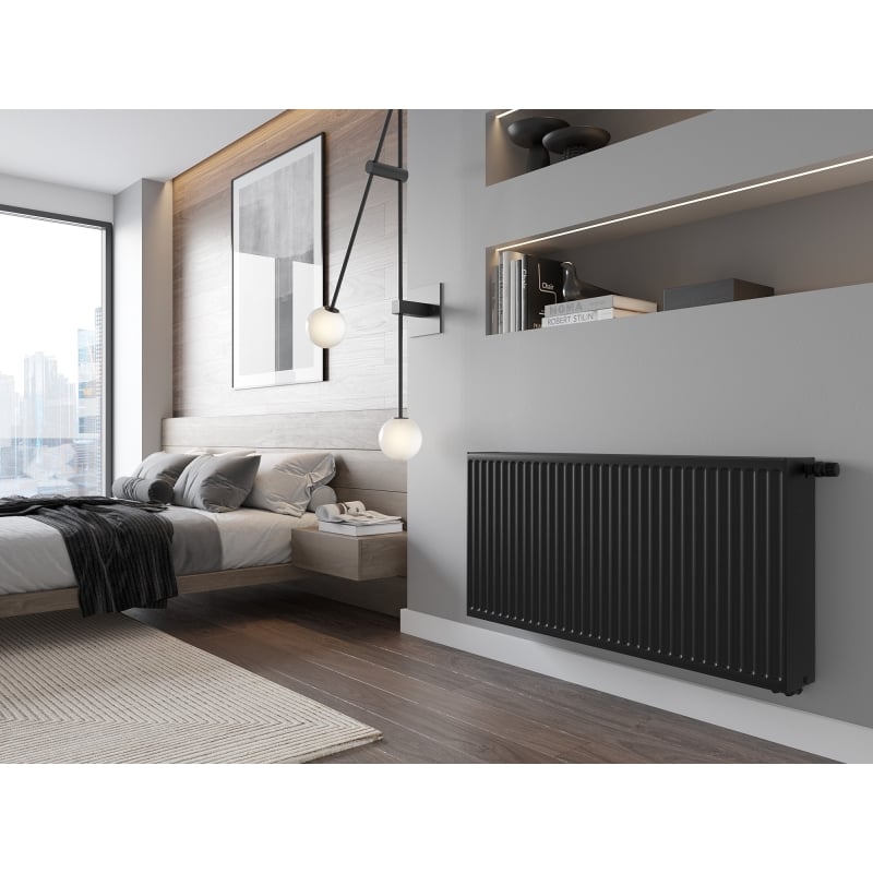Mexen C33 radiateur à plaque 900 x 400 mm, connexion latérale, 1273 W, noir - W433-090-040-70