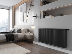 Radiateur Mexen C33 900 x 2200 mm, raccordement latéral, 7001 W, noir - W433-090-220-70