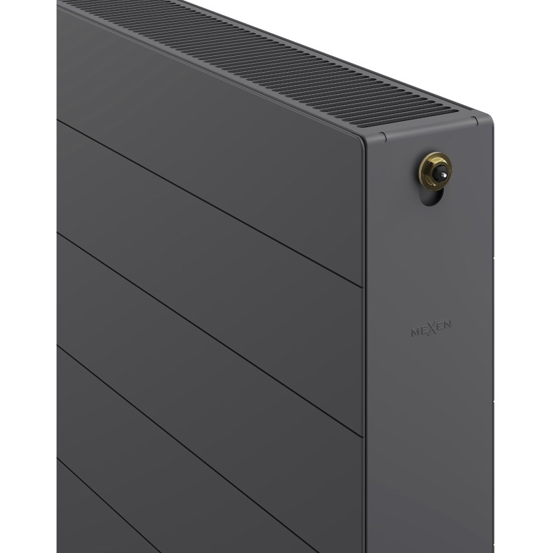 Mexen CVL22 Ligne de radiateurs à panneaux 900 x 1200 mm, connexion inférieure, 2639 W, anthracite - W622L-090-120-66