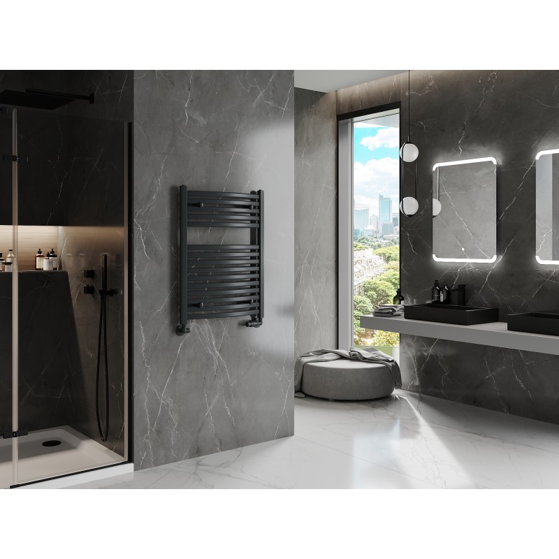 Mexen Helios radiateur de salle de bains 800 x 600 mm, 448 W, anthracite - W103-0800-600-00-66