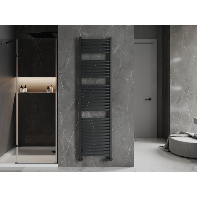 Mexen Helios radiateur de salle de bain 1800 x 500 mm, 844 W, anthracite - W103-1800-500-00-66