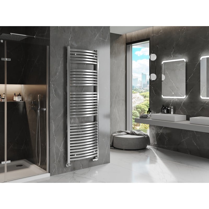 Mexen Helios radiateur de salle de bain 1800 x 600 mm, 782 W, chrome - W103-1800-600-00-01